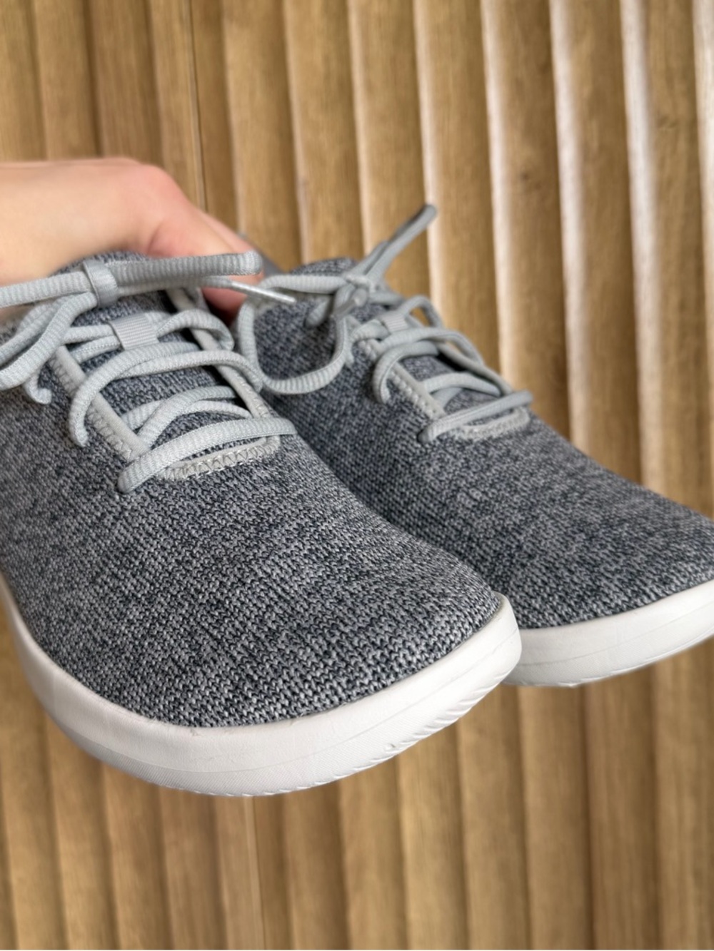 KIZIK Madrid Eco Knit Slip On Shoe Sneakers Heathered Gray - Picture 8 of 9
